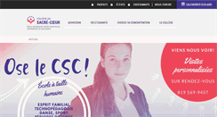 Desktop Screenshot of cscoeur.ca